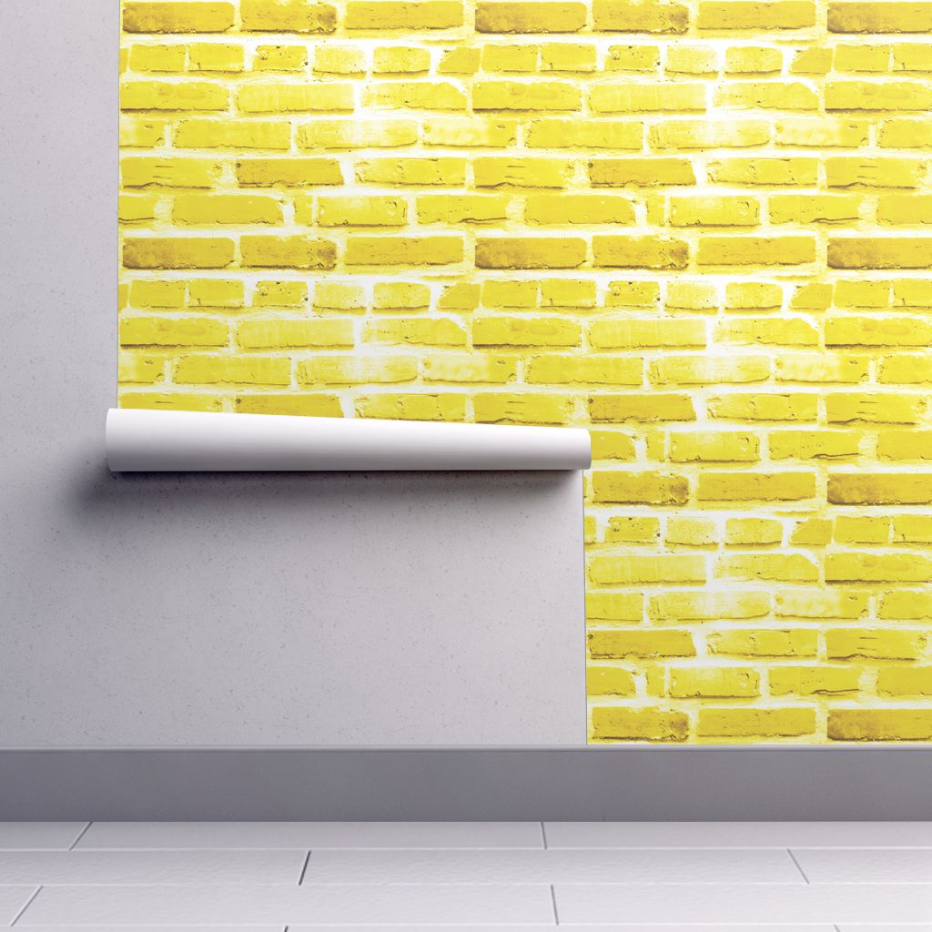 carta da parati in mattoni gialli,parete,giallo,mattone,piastrella,linea