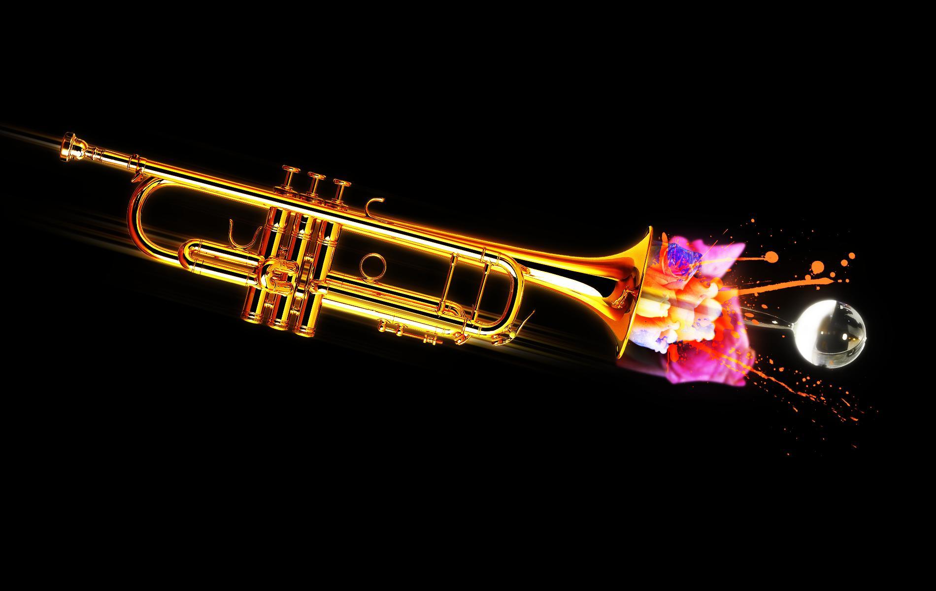 papier peint trompette,instrument en laiton,instrument de musique,la musique,trompette,types de trombone