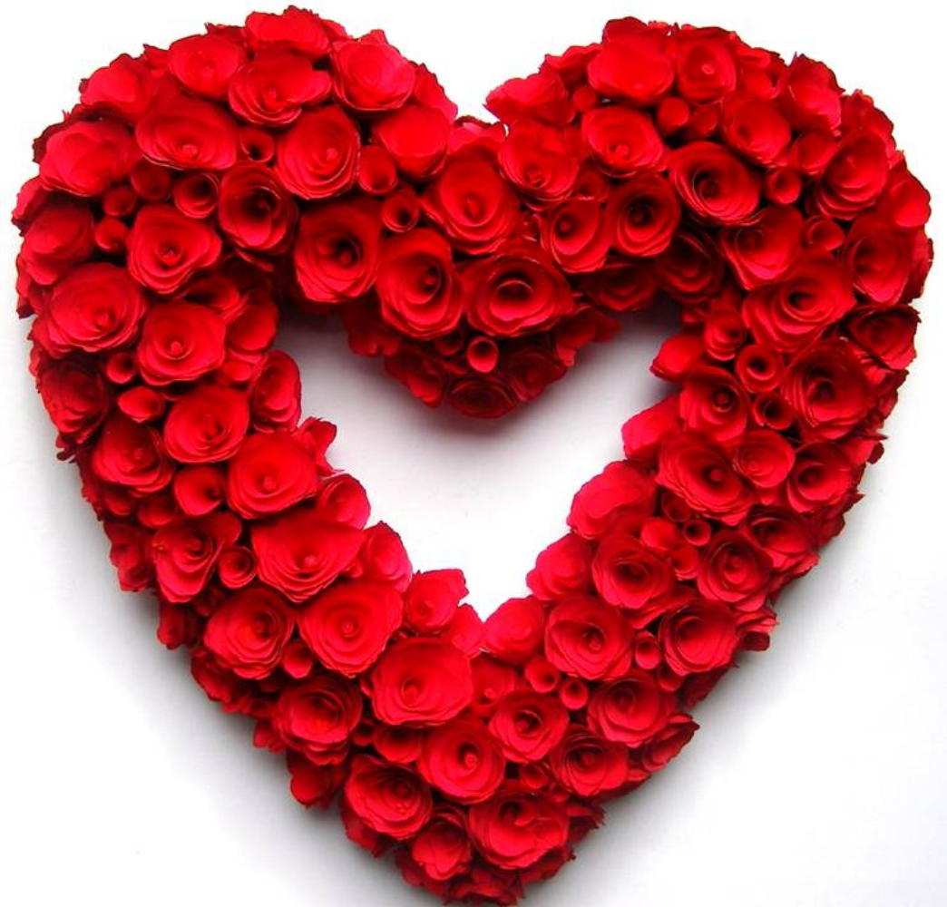하트 장미 벽지,빨간,심장,발렌타인 데이,꽃,장미