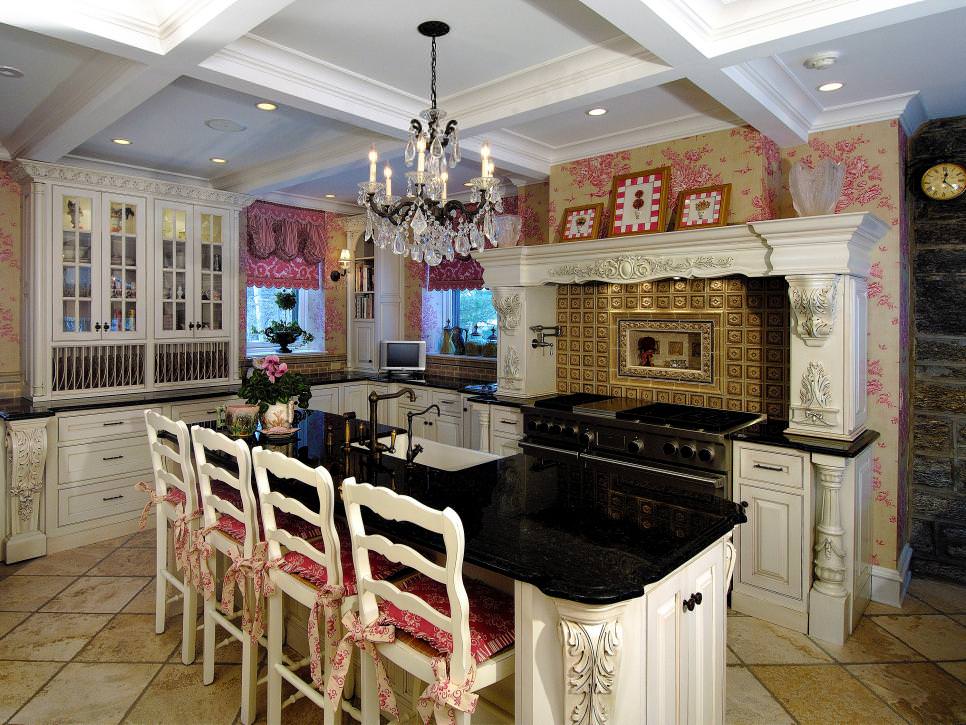 ピンクのキッチンの壁紙,ルーム,財産,家具,天井,インテリア・デザイン
