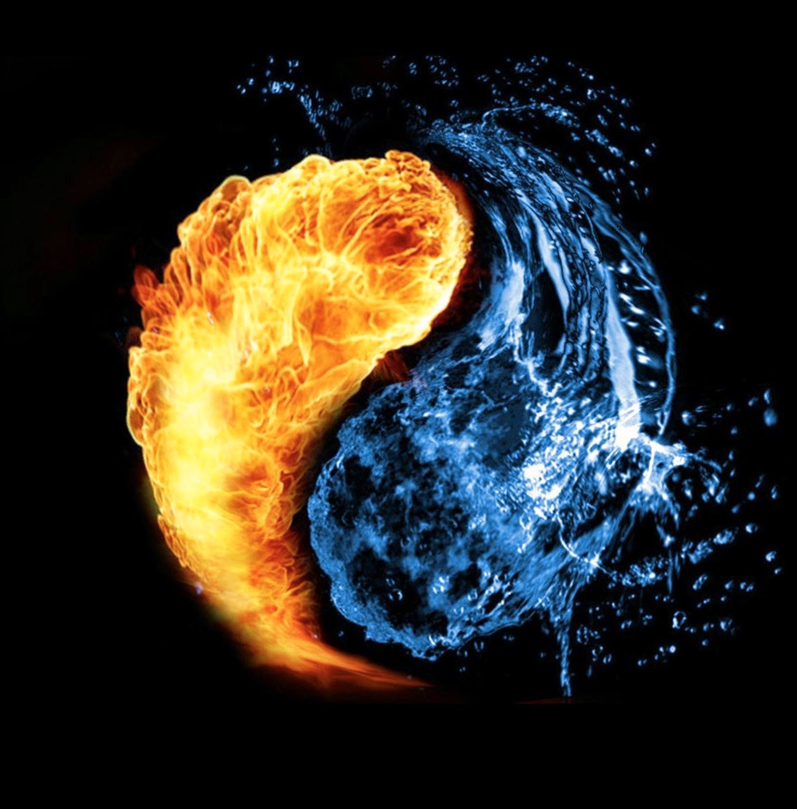 Fire And Ice Mix WallpaperUse