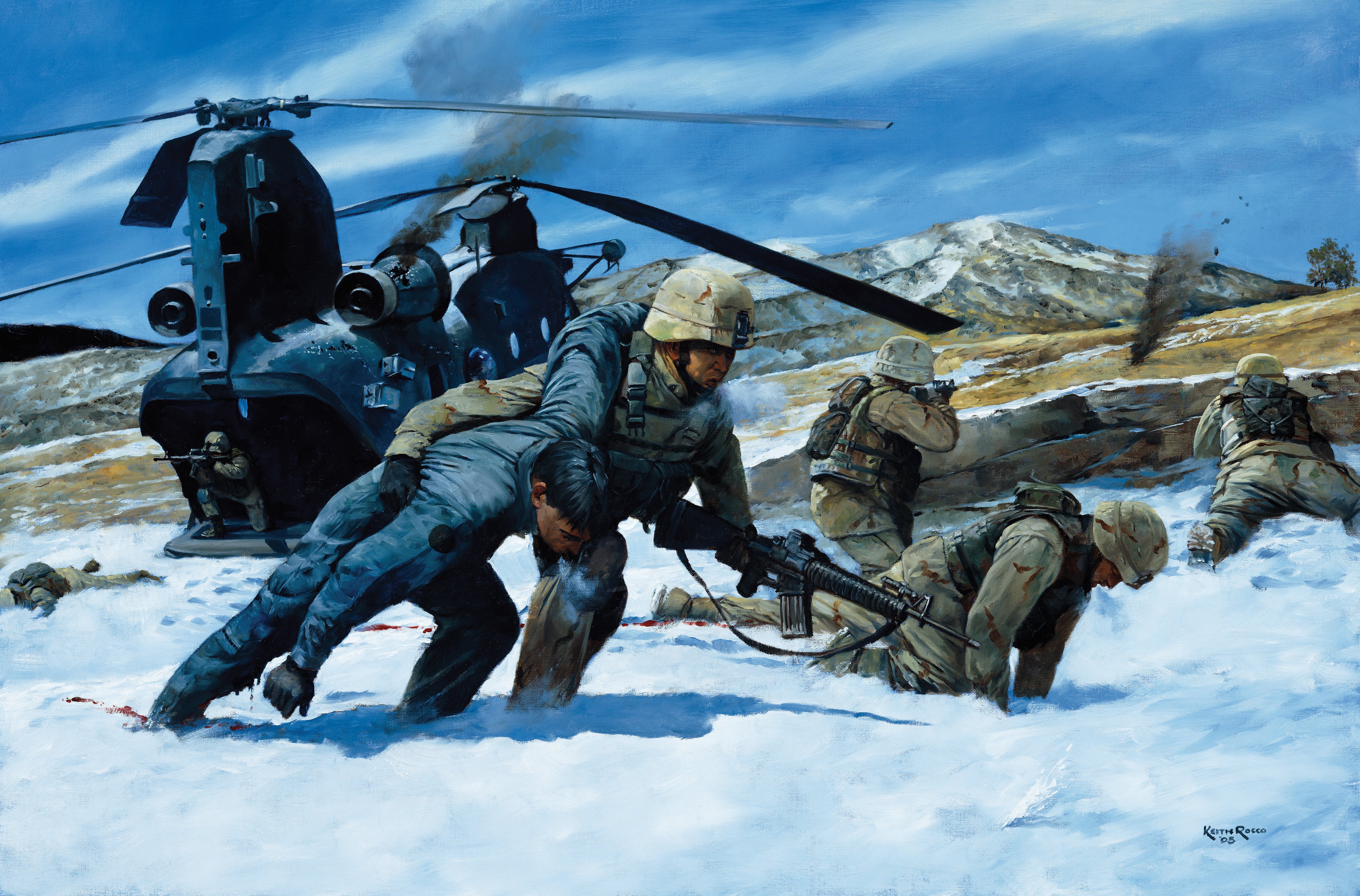 estados de fondo de pantalla,nieve,helicóptero,vehículo,hielo,soldado