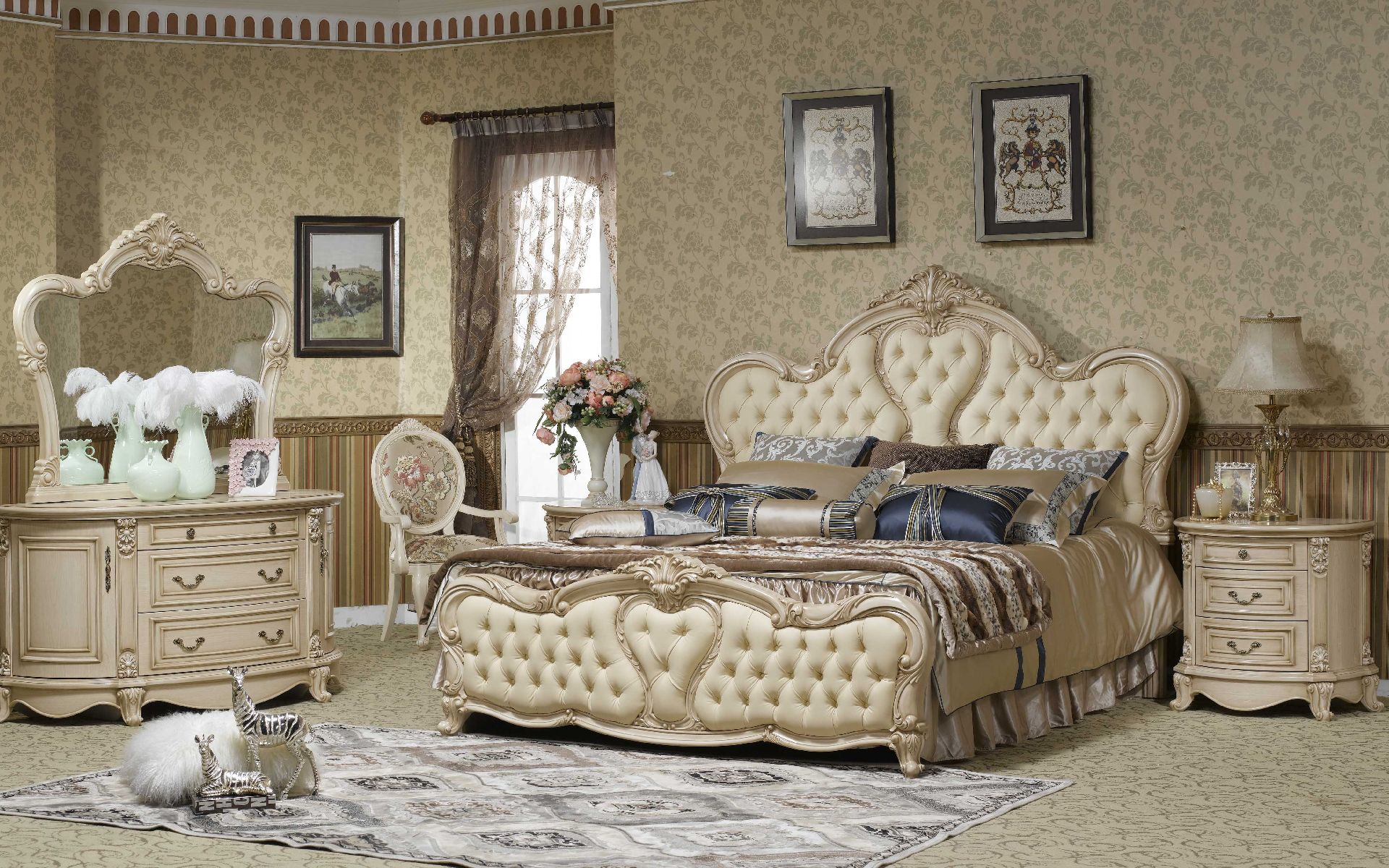 tapete antik,schlafzimmer,möbel,zimmer,bett,bettrahmen