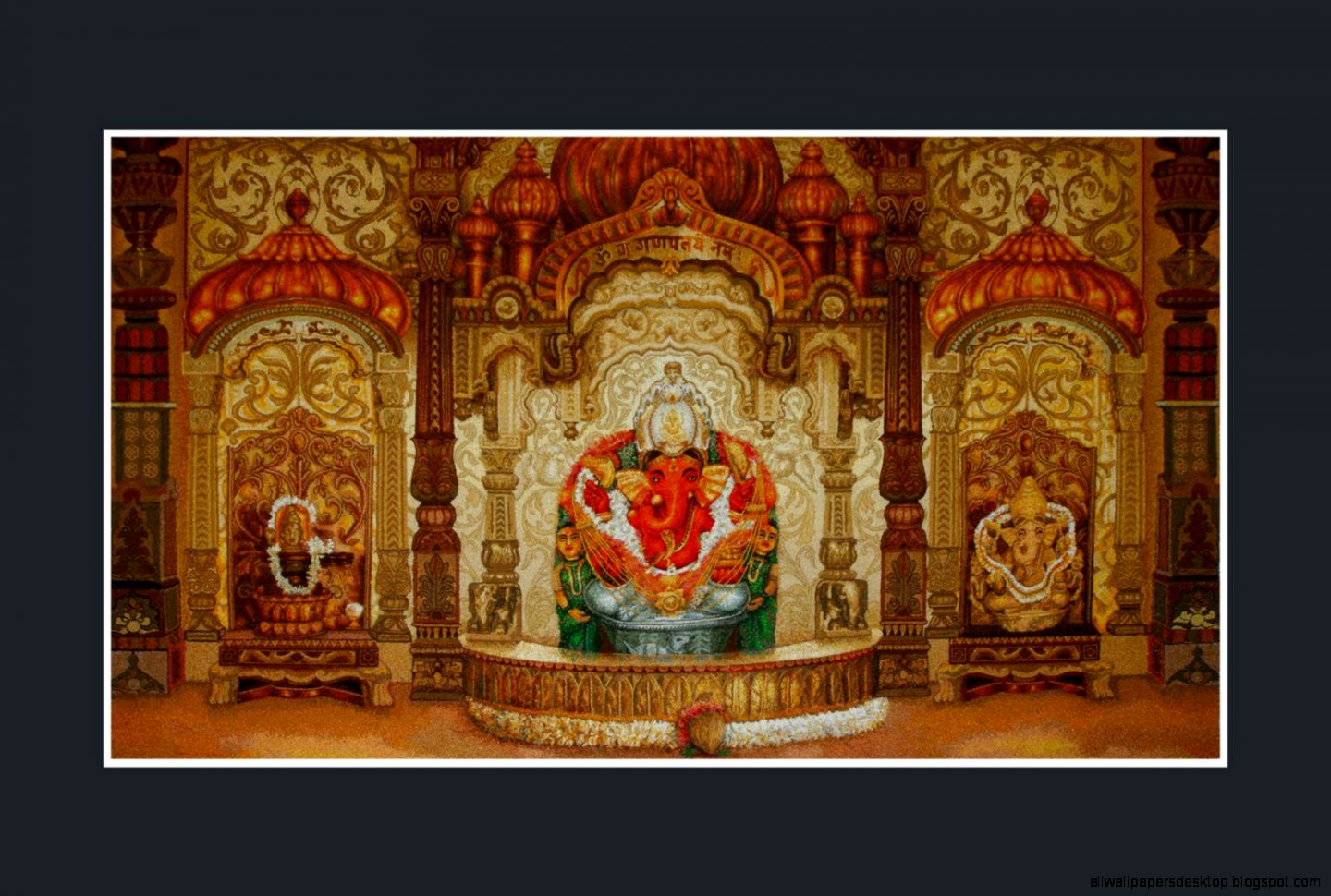 siddhivinayak tapete,heilige orte,kunst,gemälde,anbetungsstätte,schrein