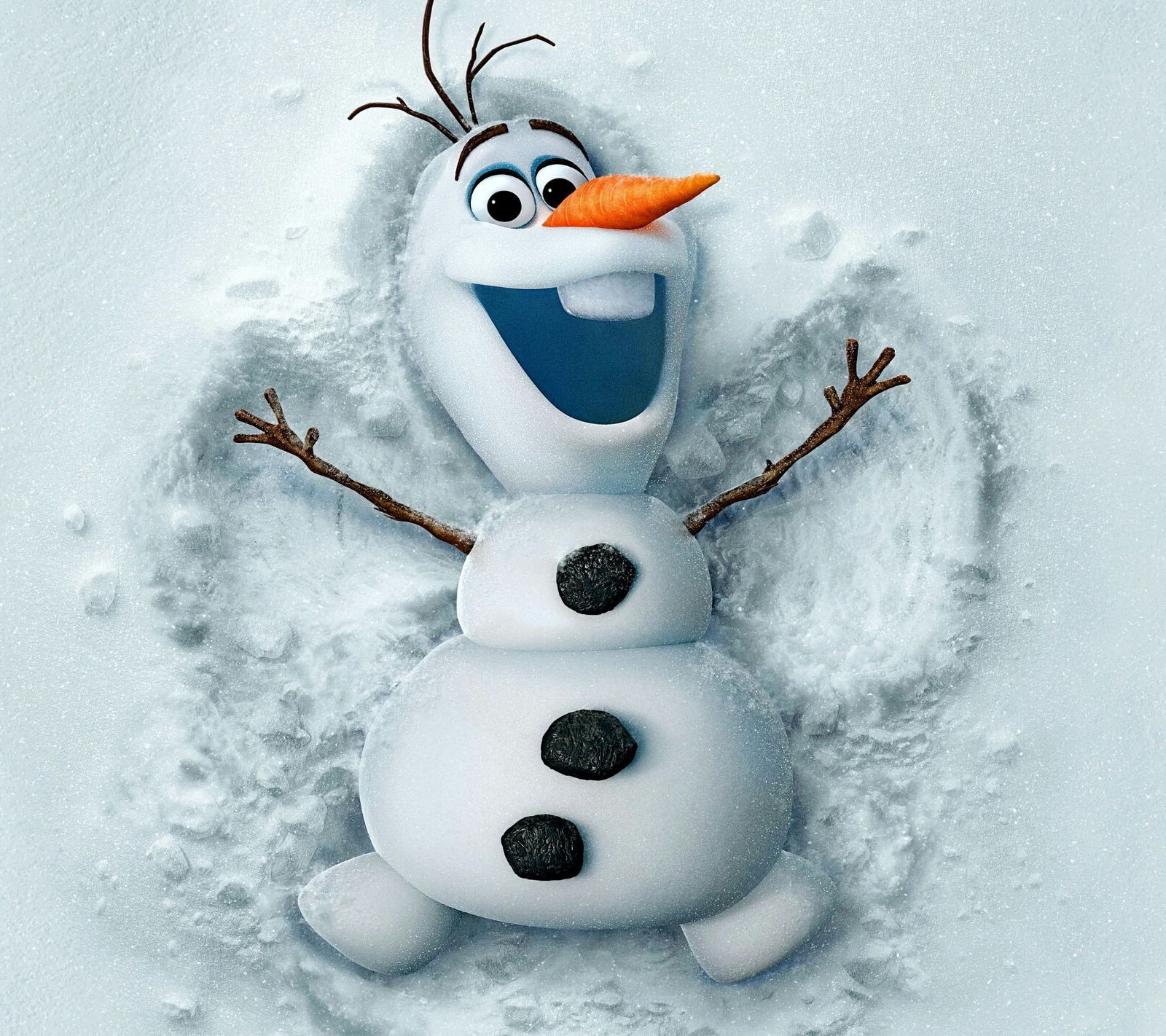 fond d'écran olaf hd,bonhomme de neige,dessin animé,animation,neige,illustration