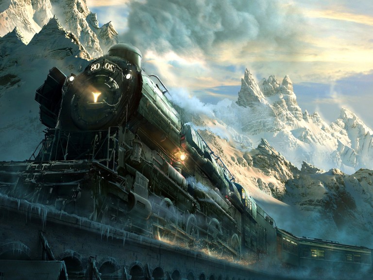 Anime Steam Train- WallpaperUse