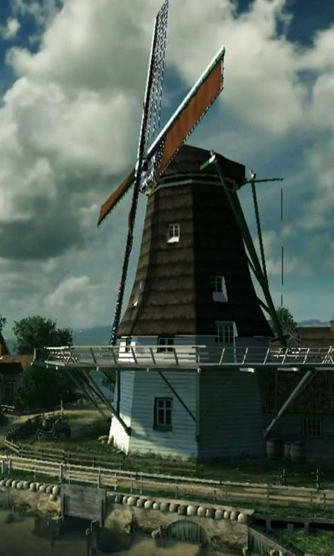niederländische tapete,windmühle,windkraftanlage,gebäude,wind,himmel