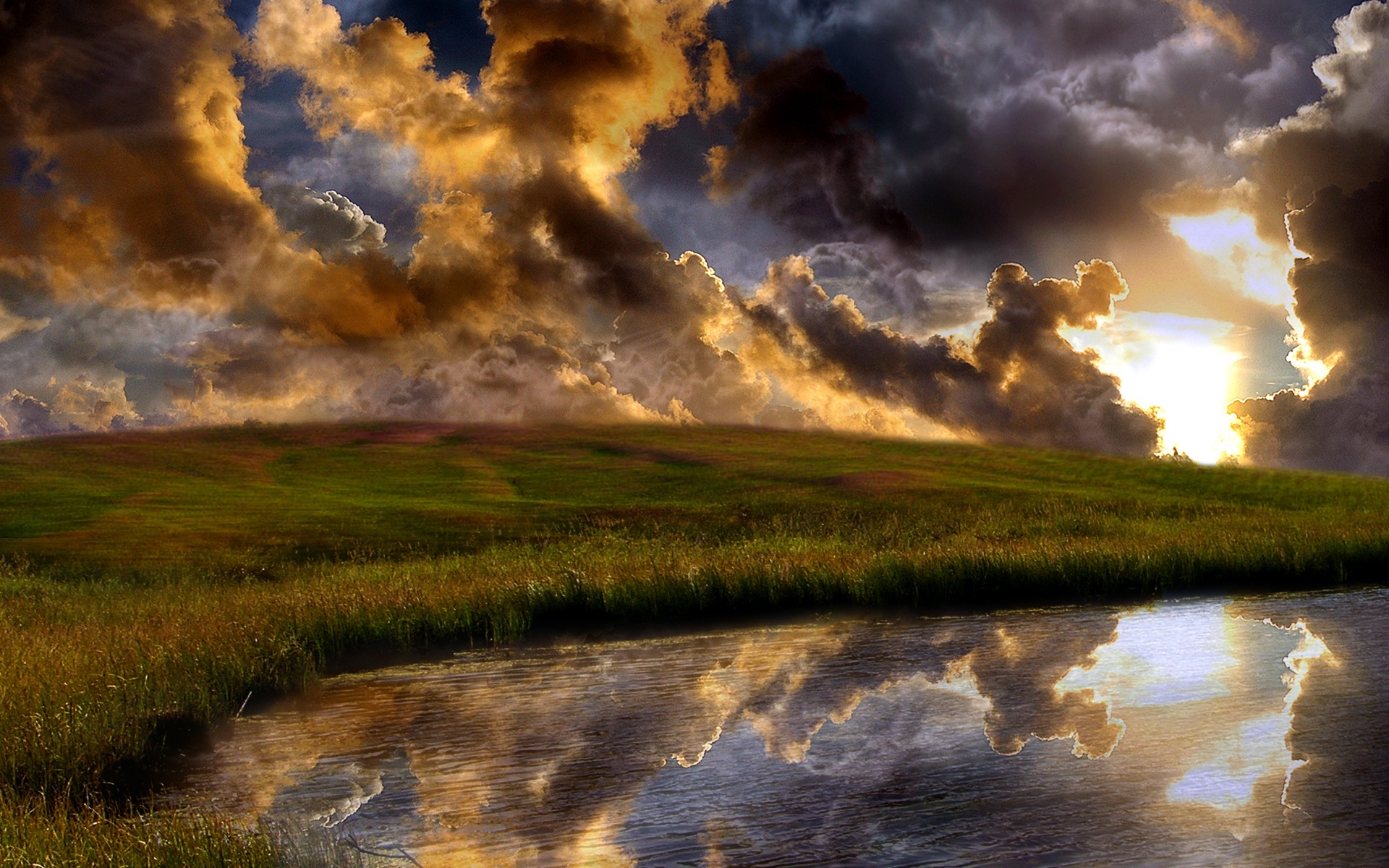 imagen fondo de pantalla,cielo,naturaleza,paisaje natural,reflexión,nube