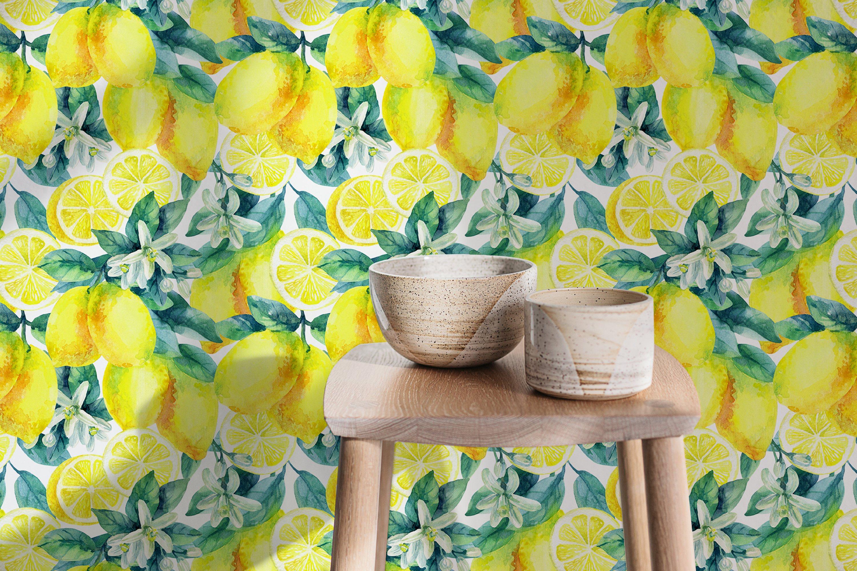 Yellow Removable Wallpaper- WallpaperUse