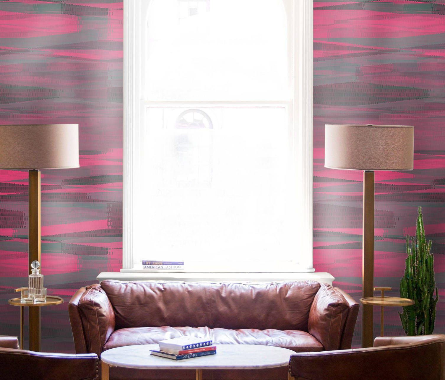 papel tapiz extraíble rojo,rosado,diseño de interiores,habitación,sala,cortina