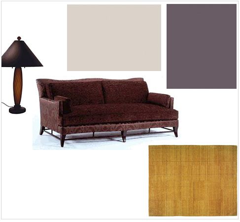 壁紙とペイントの組み合わせのアイデア,家具,ソファー,ソファー・ベッド,褐色,スタジオソファ