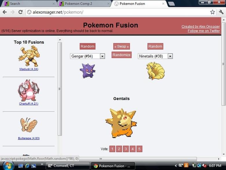 pokefusion 배경 화면,본문,웹 페이지,노랑,스크린 샷,선