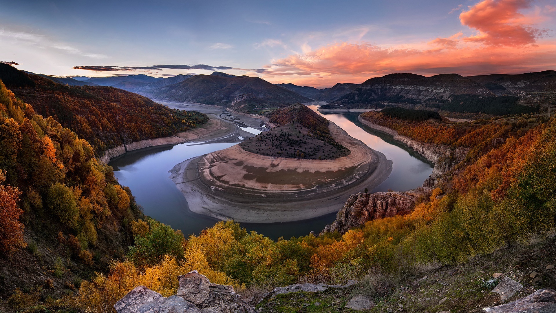 ブルガリアの壁紙,自然の風景,自然,山,水資源,空