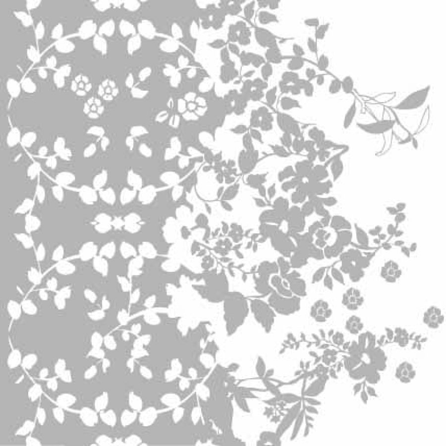 carta da parati a motivi grigi e bianchi,modello,design,sfondo,pianta,disegno floreale