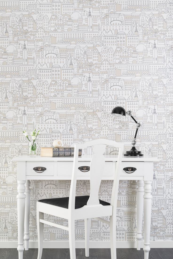 papel tapiz de diseño escandinavo,blanco,mueble,fondo de pantalla,pared,mesa