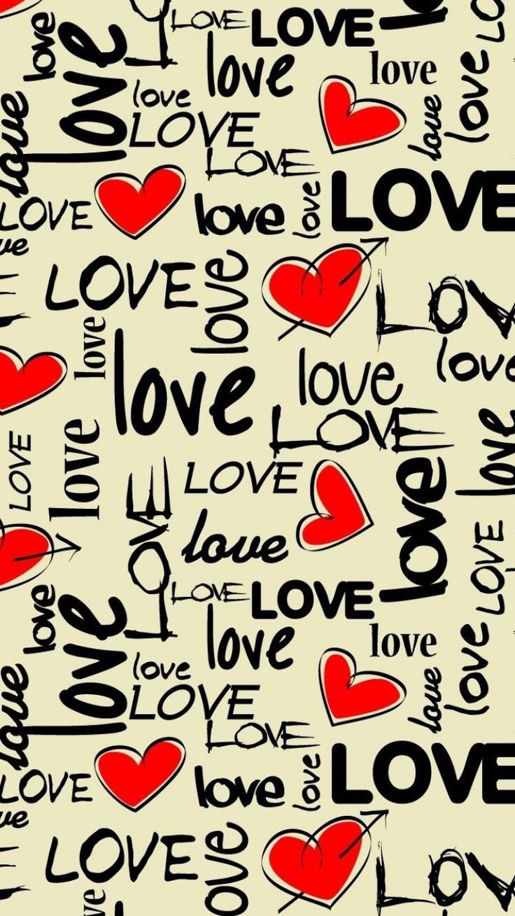 papier peint para celular feminino,police de caractère,cœur,texte,amour,la saint valentin