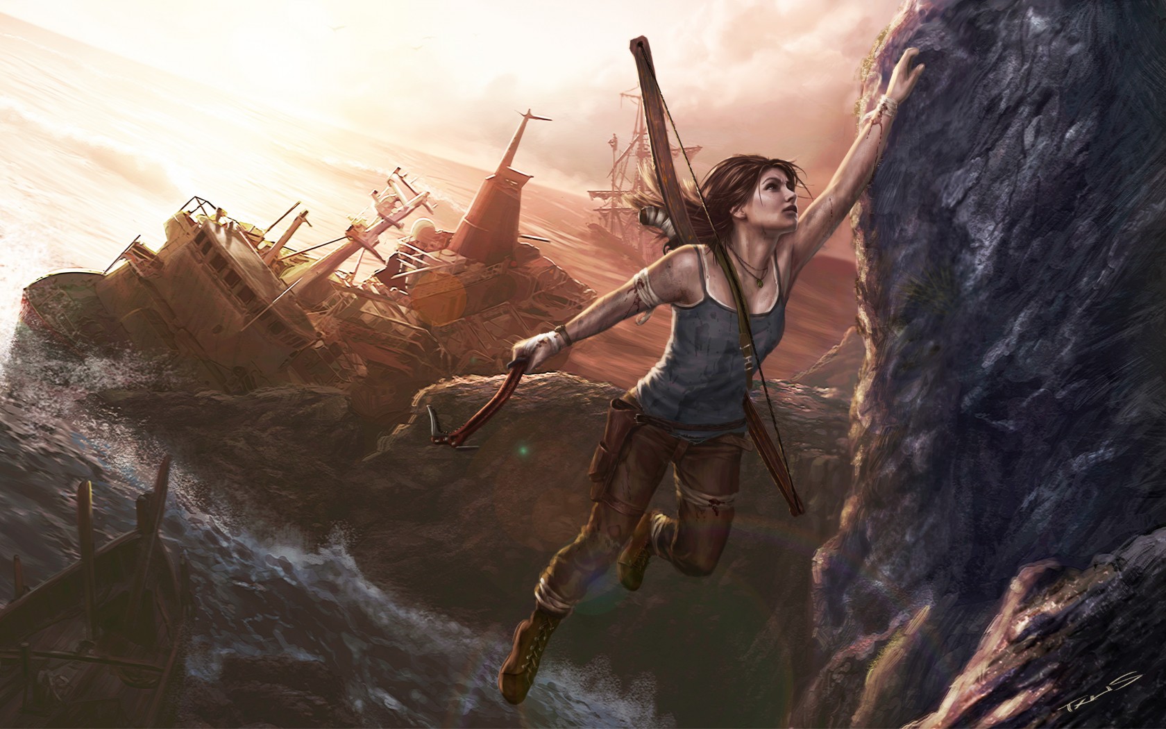 lara croft wallpaper hd,gioco di avventura e azione,cg artwork,mitologia,immagine dello schermo,illustrazione