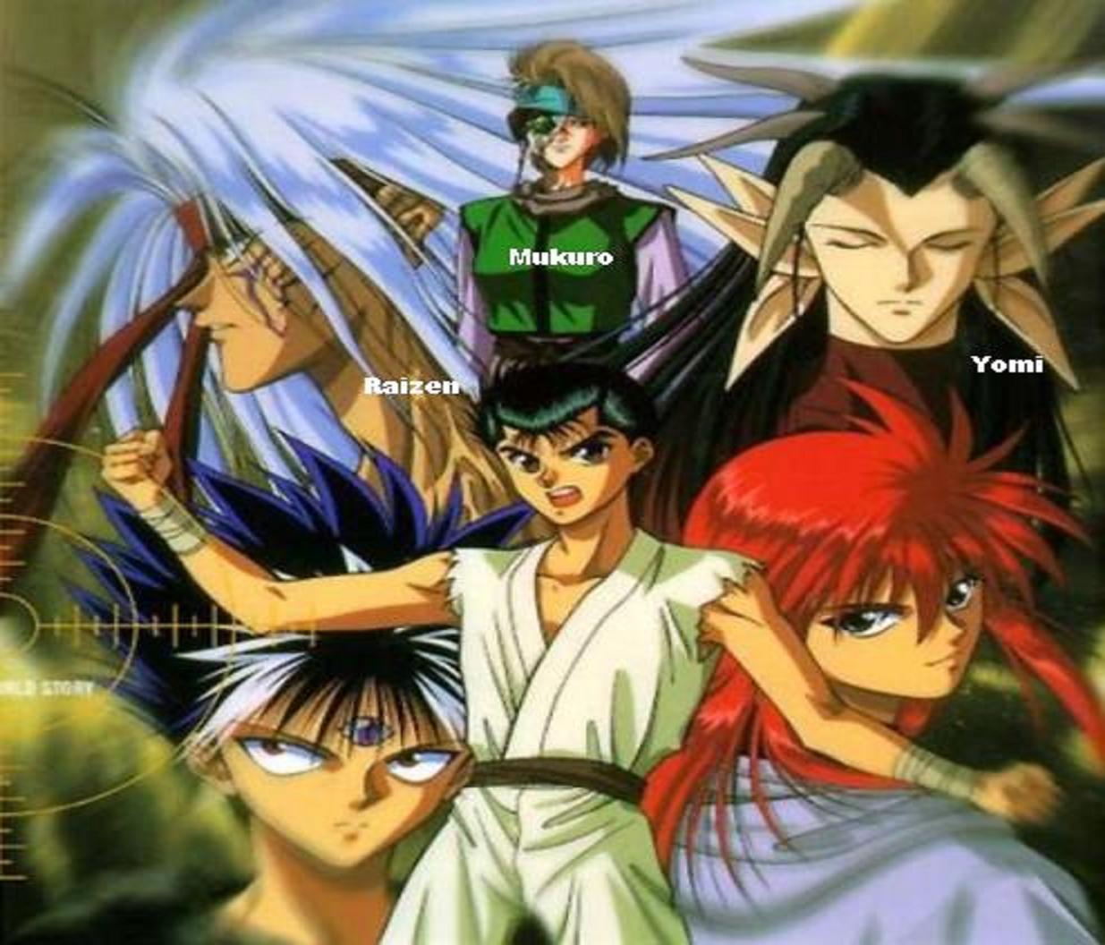 fondo de pantalla de yu yu hakusho,anime,dibujos animados,equipo,animación,personaje de ficción