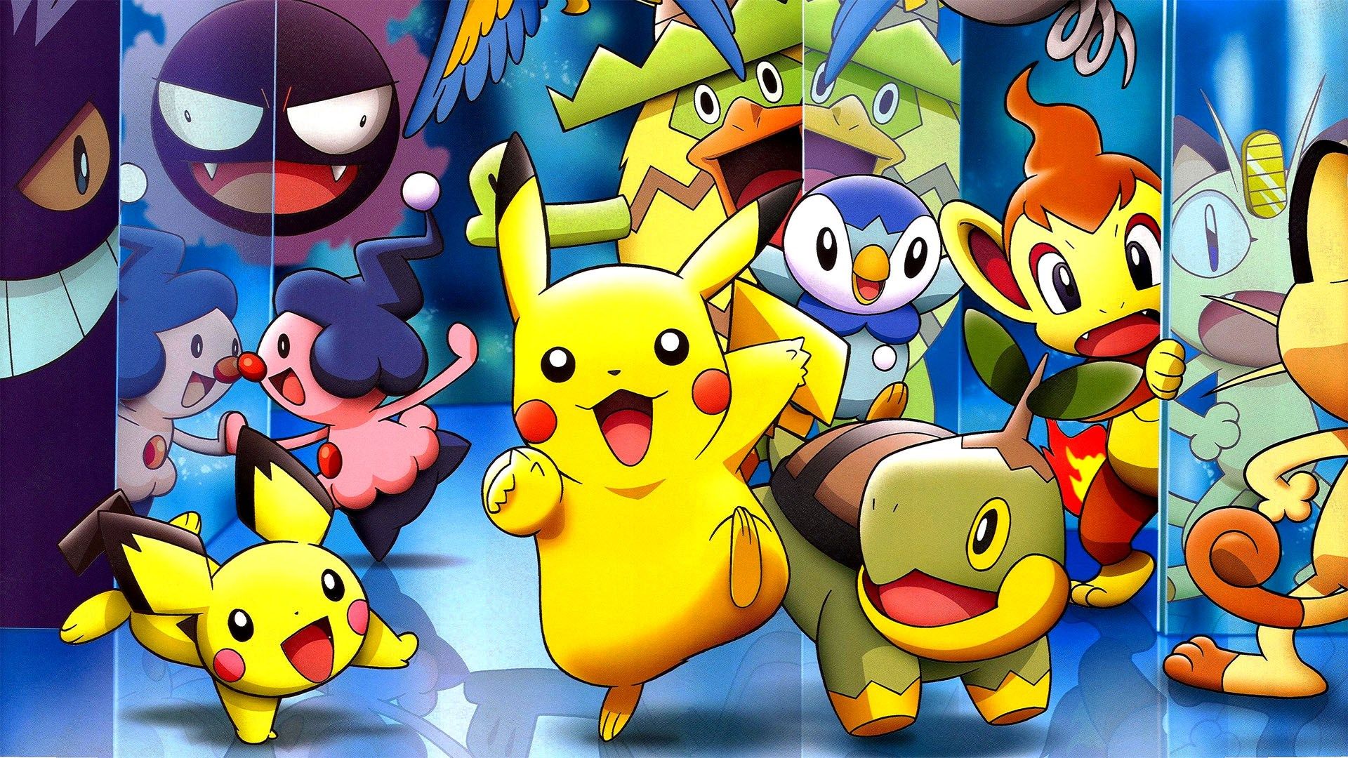 fond d'écran pokemon full hd,dessin animé,dessin animé,animation,personnage fictif,jeux