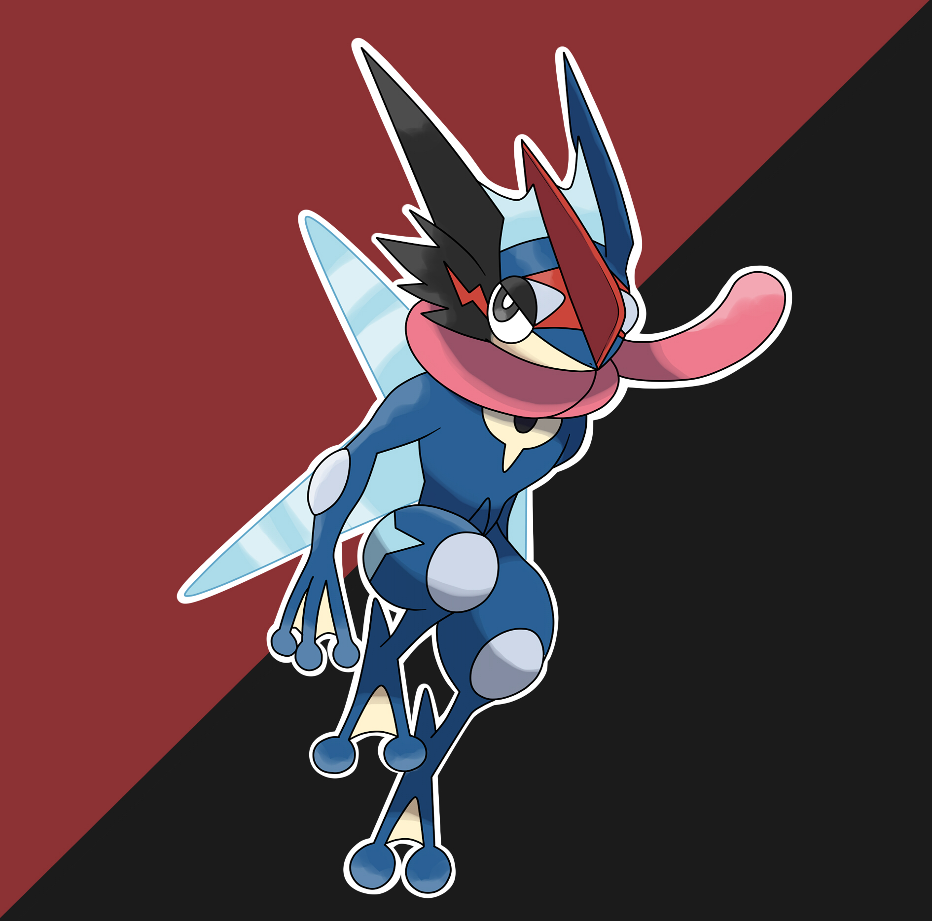 Frogadier Ash Greninja Froakie Wallpaperuse 7018