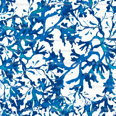 papier peint aux algues,bleu,modèle,aqua,bleu cobalt,turquoise