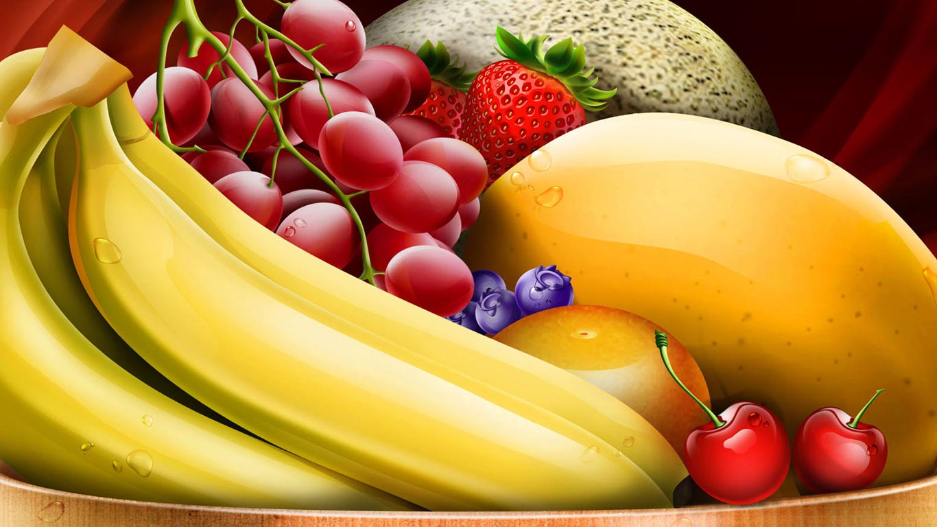 노트북을위한 3d 벽지 hd,자연 식품,바나나 가족,과일,음식,바나나