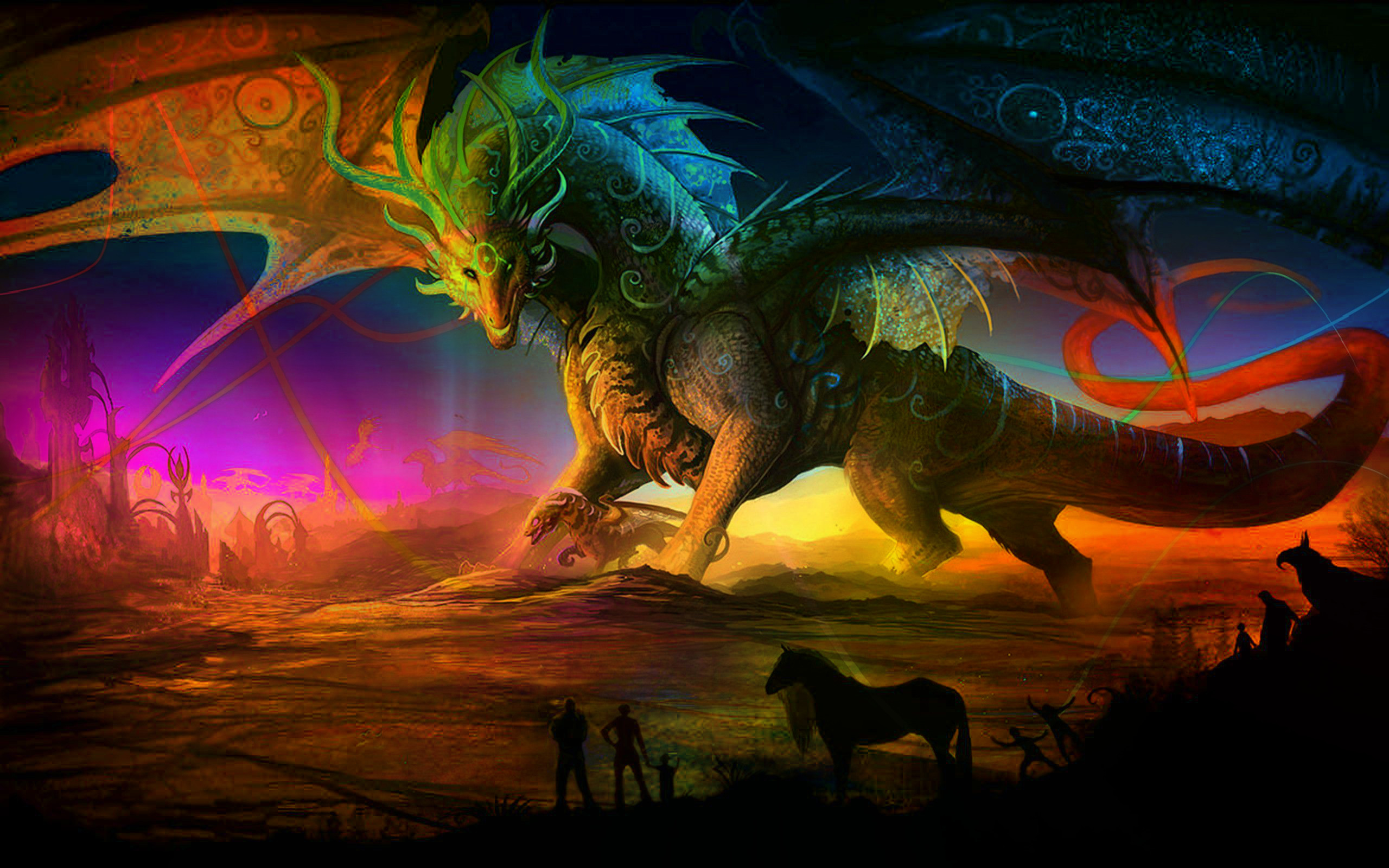 fond d'écran dragon,dragon,personnage fictif,oeuvre de cg,dinosaure,créature mythique