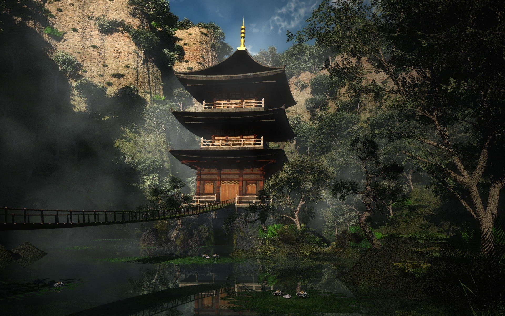 chinesische tapete,chinesische architektur,natur,die architektur,pagode,turm