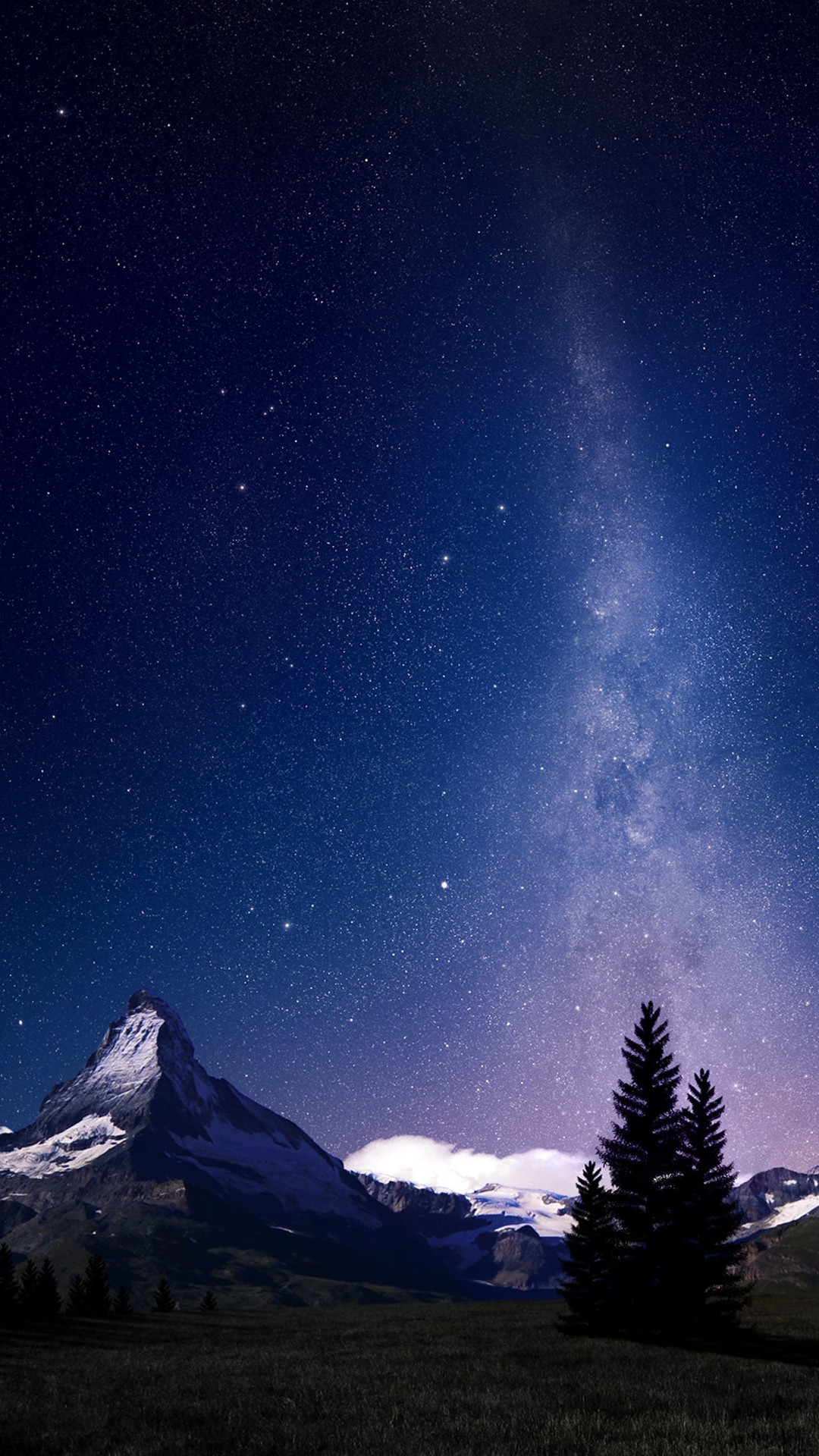 iphoneの壁紙高品質,空,自然,山,山脈,夜