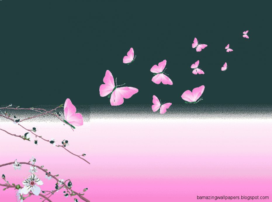 Pink Butterfly Backgrounds Wallpaper Cave - Butterfly Pink Desktop ...