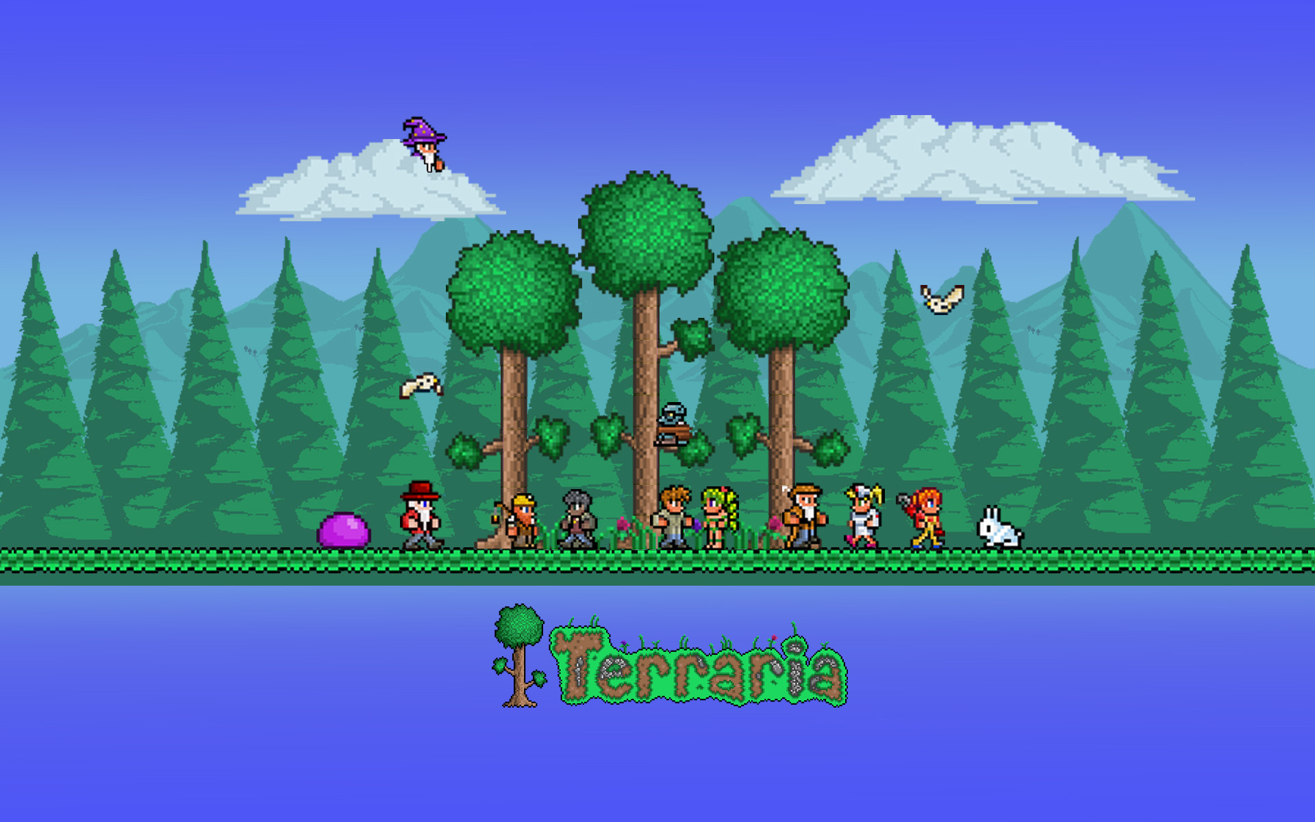 fondo de pantalla de terraria,árbol,captura de pantalla,juegos