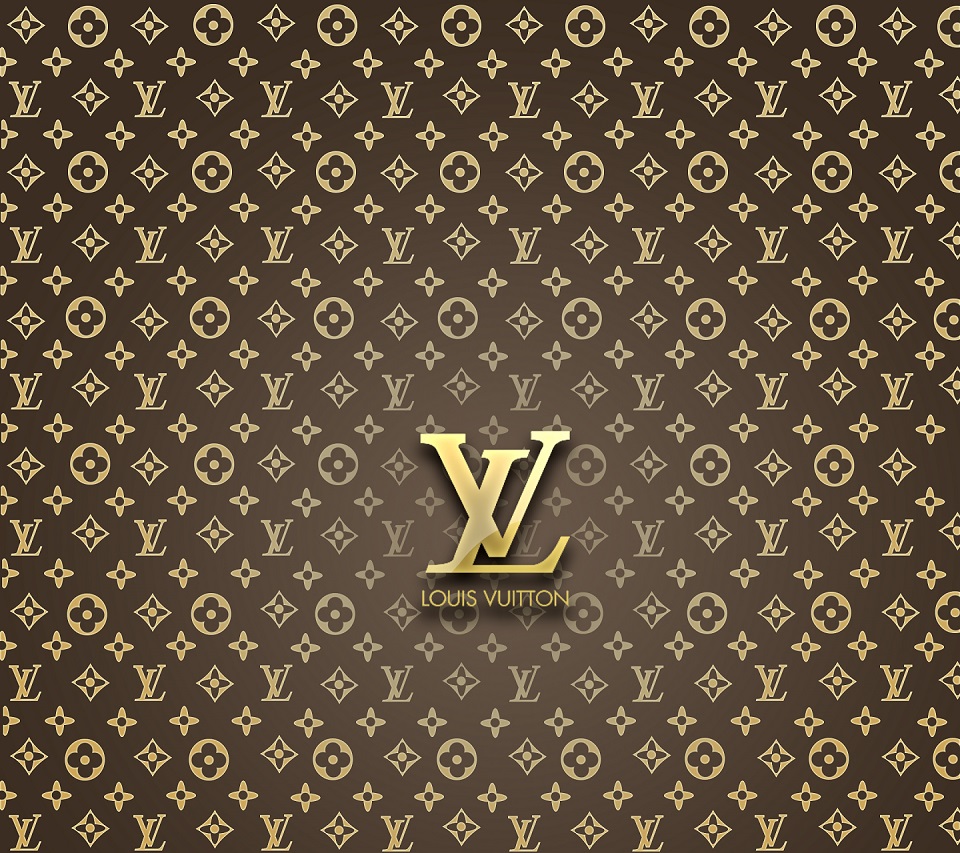 Download Pink With Gold Louis Vuitton Background