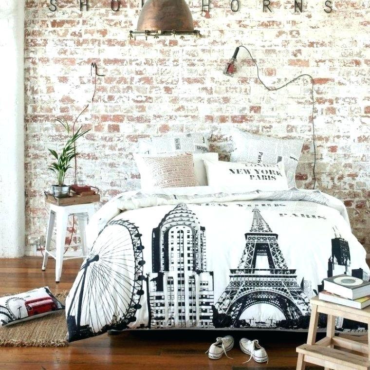 Vintage Paris Themed Bedroom WallpaperUse   90 904499   Kamar 