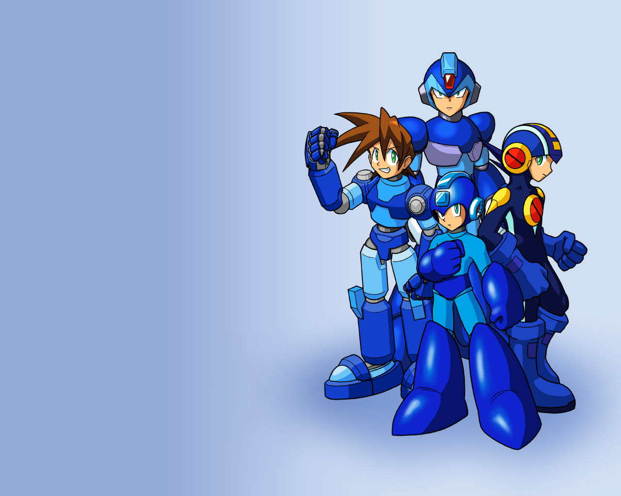fond d'écran megaman,bleu,dessin animé,bleu cobalt,personnage fictif,animation