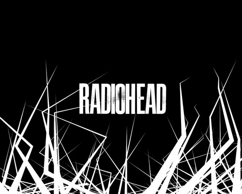 fond d'écran radiohead,police de caractère,texte,ligne,noir et blanc,conception graphique