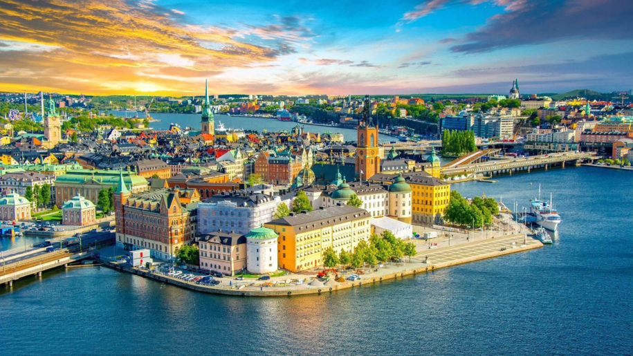 スウェーデンの壁紙,都市の景観,市,空,首都圏,空中写真