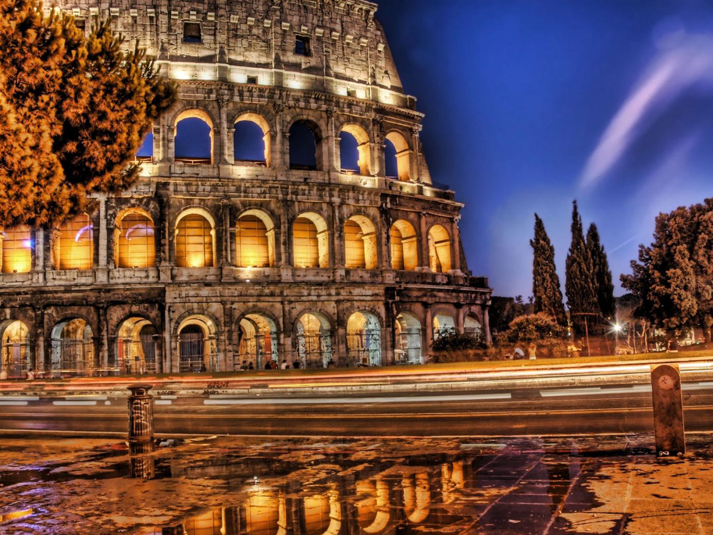 ローマの壁紙,建築,空,建物,夜,古典建築