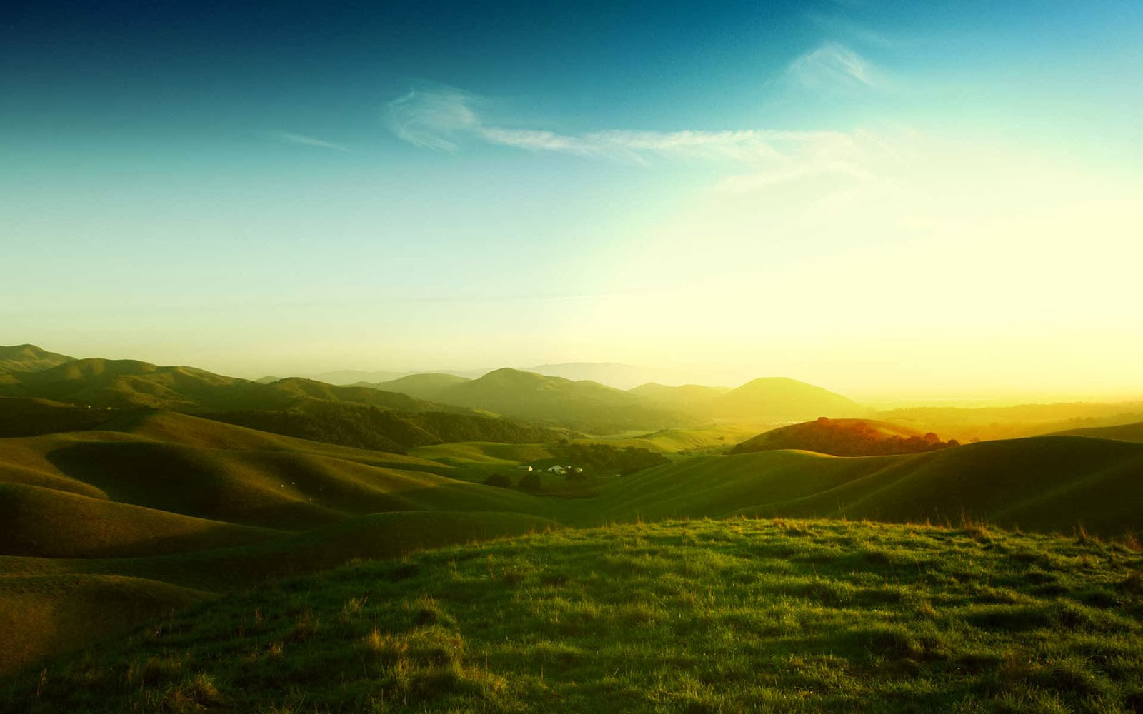 papel pintado de la colina,cielo,naturaleza,colina,verde,pradera