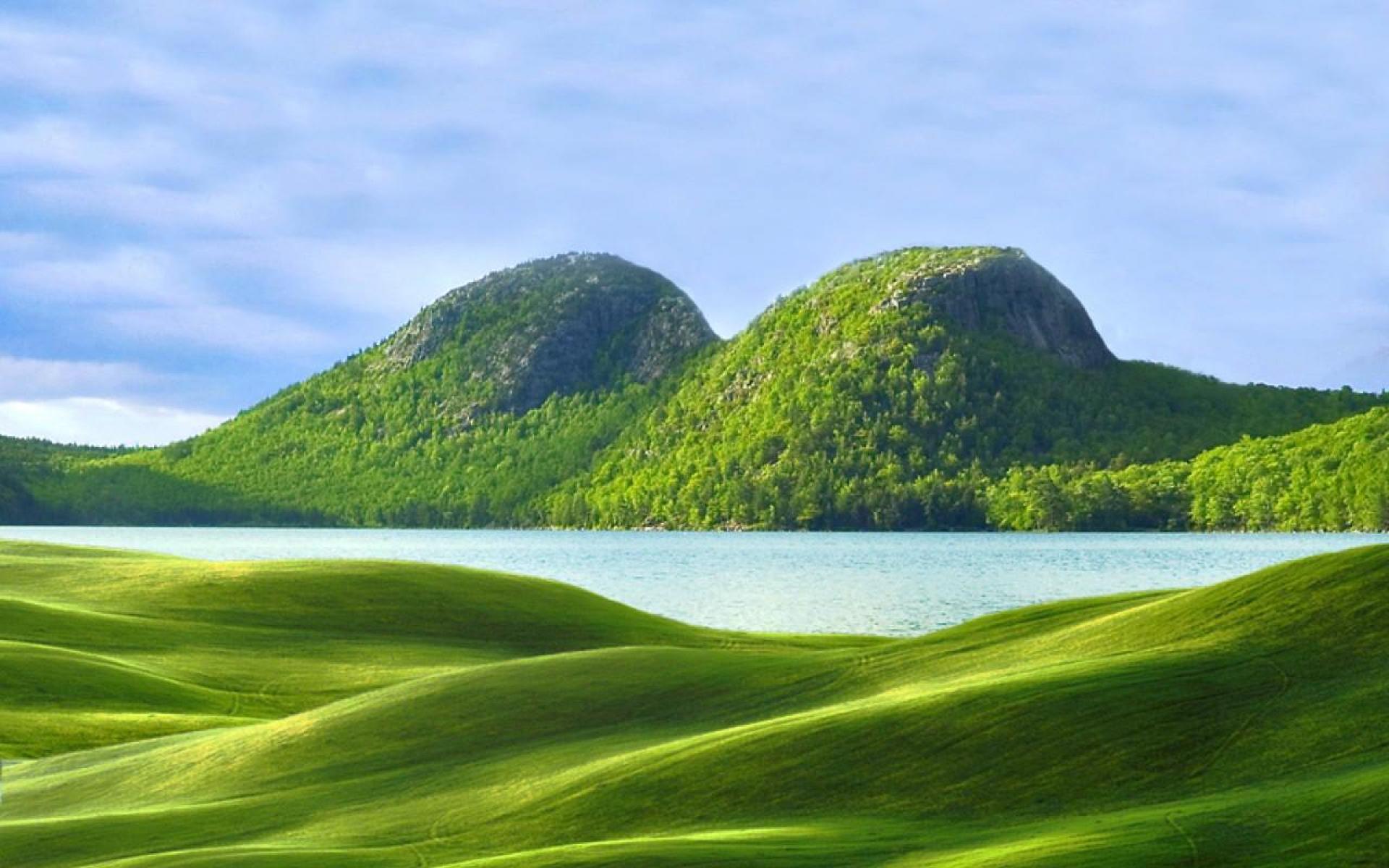 papel pintado de la colina,paisaje natural,naturaleza,verde,recursos hídricos,agua