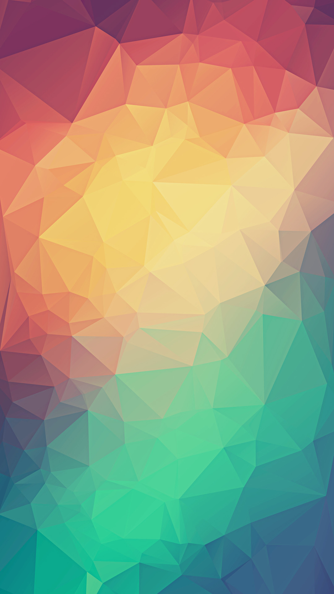 Colorful Low Poly Triangles Iphone 6 Hd Wallpaper- WallpaperUse