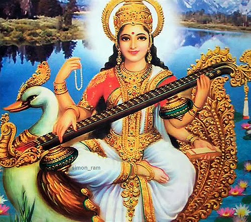 fond d'écran saraswati,instruments à cordes pincées,mythologie,la peinture,instrument de musique,art
