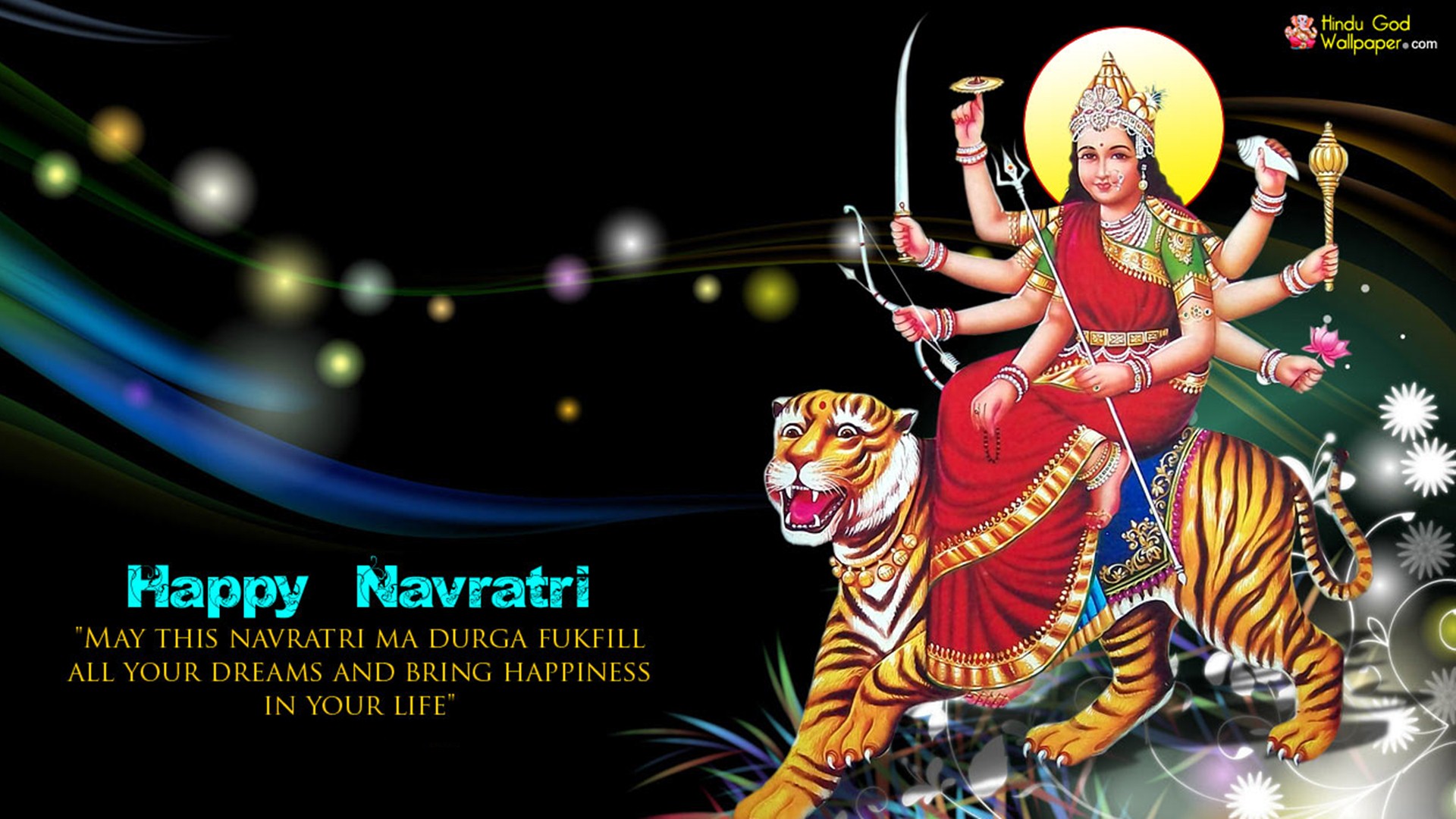 Happy Navratri Hd Wallpapers - Happy Navratri Hd Background- WallpaperUse