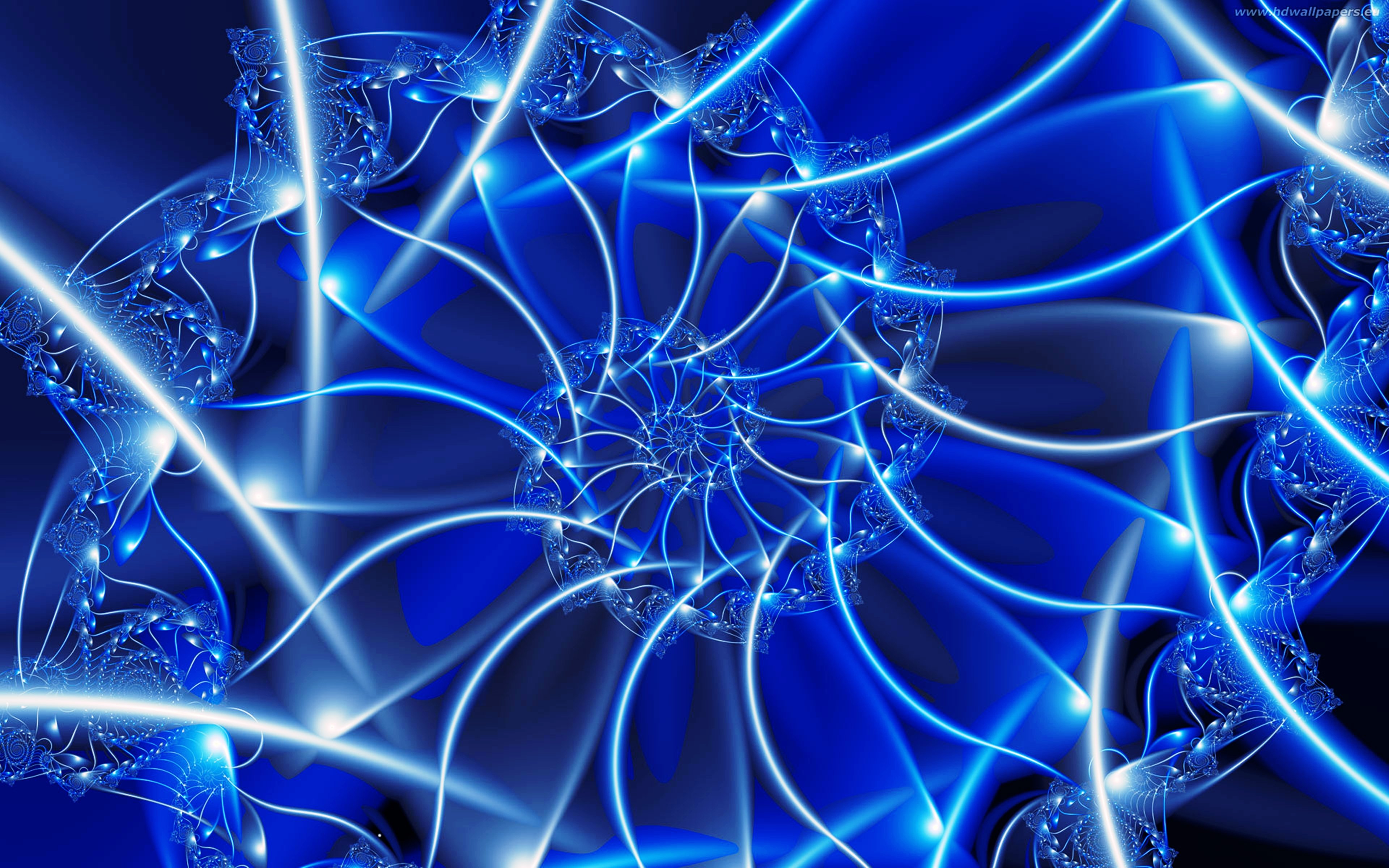 fond d'écran bleu néon,bleu,bleu électrique,l'eau,art fractal,lumière
