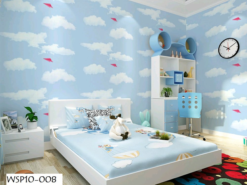 papel pintado anak,pared,fondo de pantalla,habitación,dormitorio,techo
