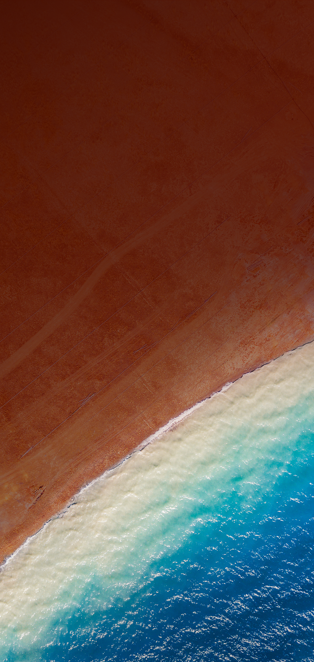 papel tapiz oppo,azul,atmósfera,cielo,naranja,agua