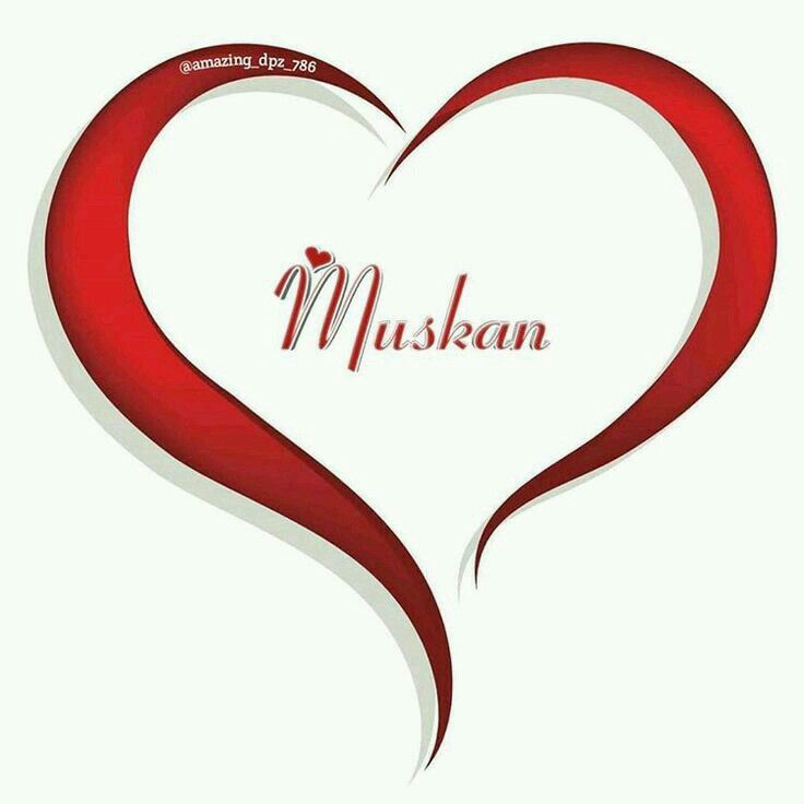 fond d'écran nom muskan,cœur,amour,texte,la saint valentin,cœur