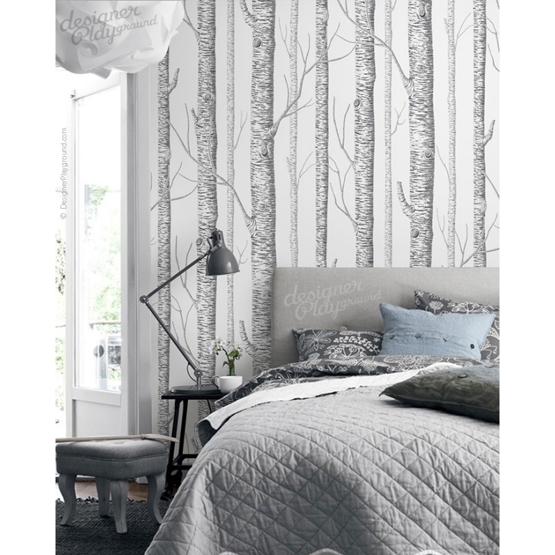 papier peint arbre gris,rideau,meubles,blanc,design d'intérieur,traitement de fenêtre