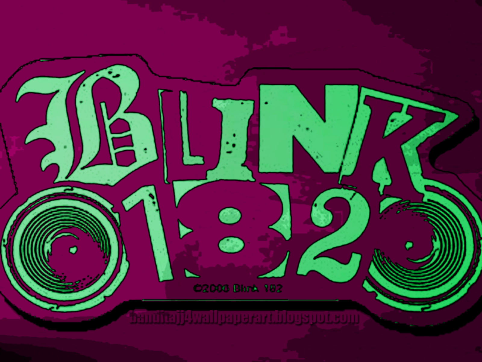 blink 182 fondo de pantalla,texto,fuente,verde,rosado,púrpura