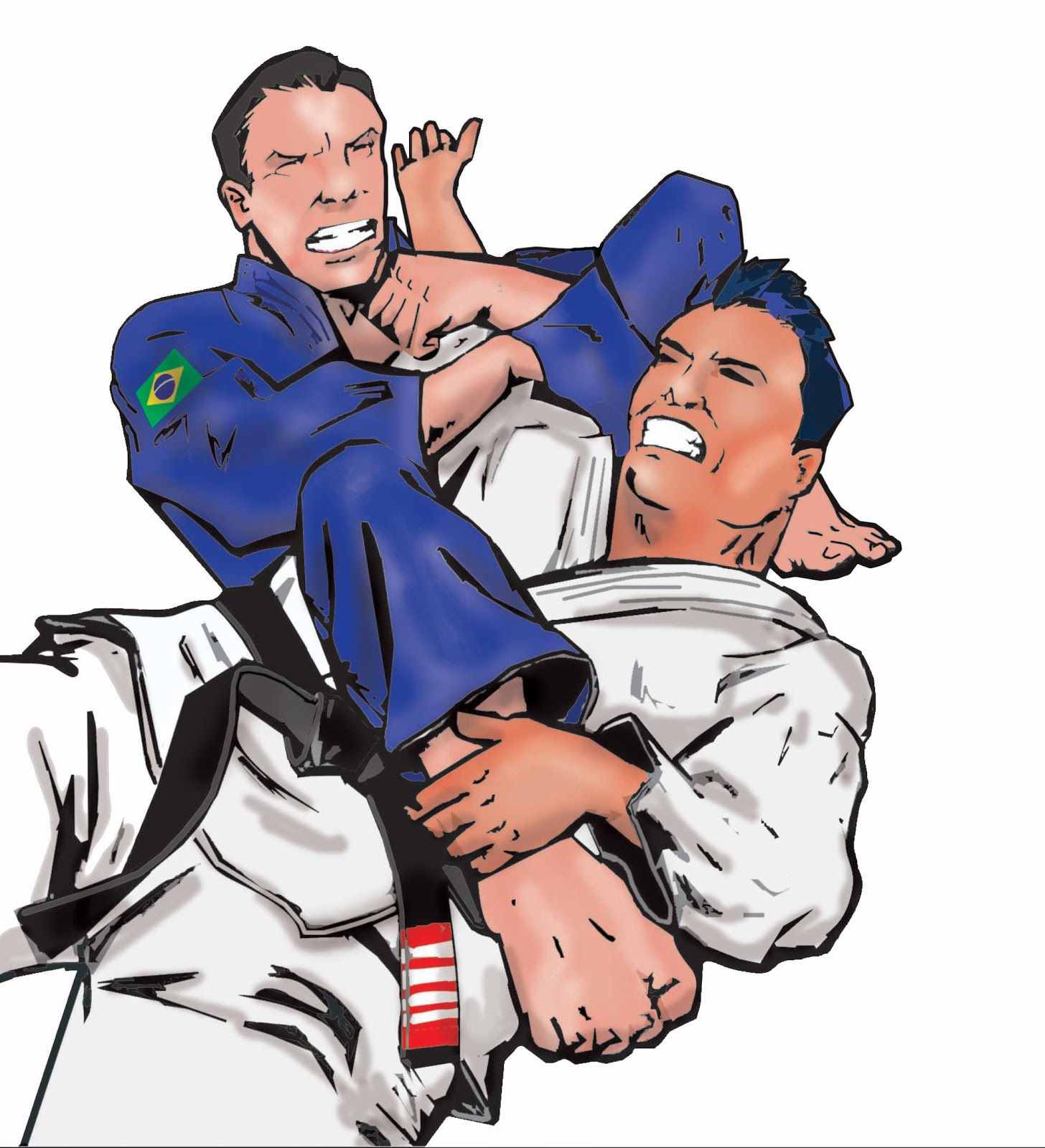 jiu jitsu wallpaper,brasilianisches jiu jitsu,karikatur,judo,illustration,kampfkunst