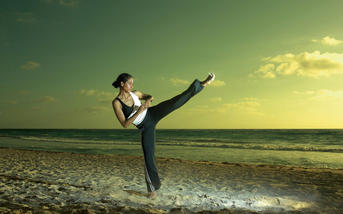 karate wallpaper,glücklich,körperliche fitness,spaß,lächeln,balletttänzer